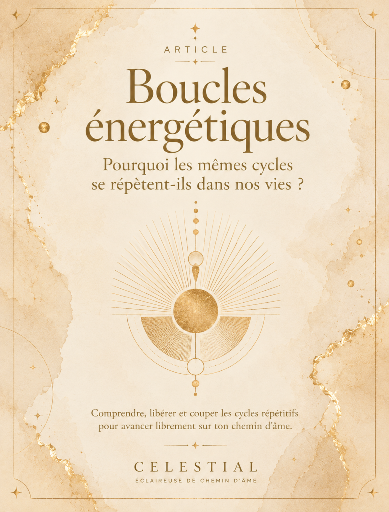 Boucles énergétiques et cycles répétitifs : libération énergétique, dates anniversaires et coupure des cycles avec Célestial.