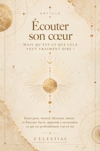 Écouter son cœur : distinguer le cœur de la peur, du mental et des blessures