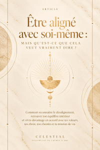 On parle beaucoup d’alignement en spiritualité et dans le développement personnel. Être aligné avec soi, avec son cœur, ses valeurs, ses choix, son chemin ou encore sa mission de vie… Mais être aligné ne signifie pas que tout devient facile, que tu ne doutes plus jamais ou que chaque porte s’ouvre devant toi. Alors qu’est-ce que cela signifie réellement d’être aligné ? Et surtout, comment reconnaître les endroits de ta vie où tu ne l’es peut-être plus ?