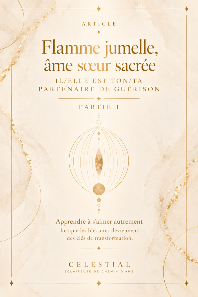 Flamme jumelle et âme sœur sacrée, partenaires de guérison – Partie 1