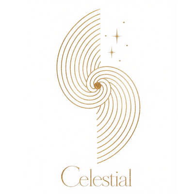 LOGO CELESTIAL FLAMME JUMELLE LIEN D AME PARCOURS SACRE SOIN ENERGETIQUE