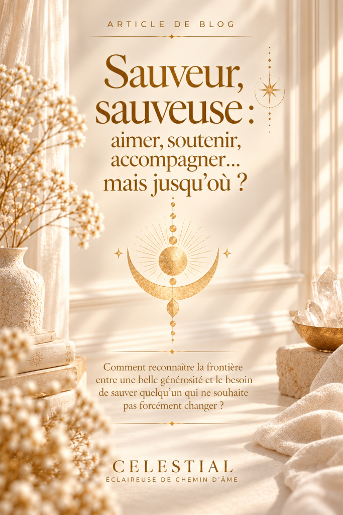 Sauveur, sauveuse : aimer, soutenir, accompagner… mais jusqu'où ? | Célestial